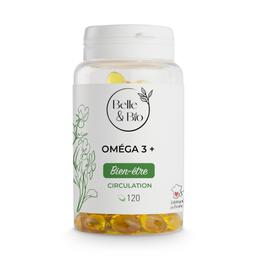 Oméga 3 + - Bien-Être - 120 Capsules