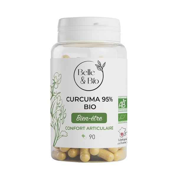 Belle&Bio - Curcuma  95% Bio - Dosé en cucuminoïdes et curcumine