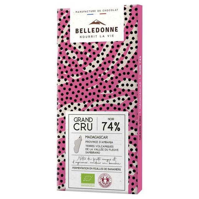 Tablette de chocolat noir 74% Madagascar 100g