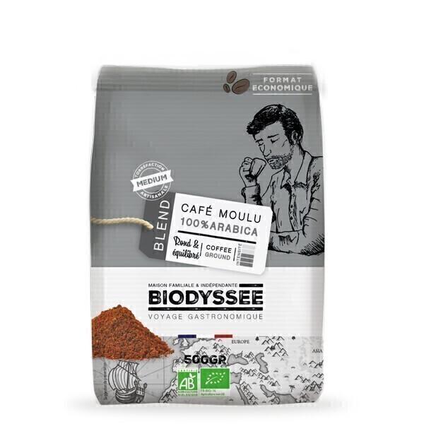 Café moulu 100% arabica - Médium 500g