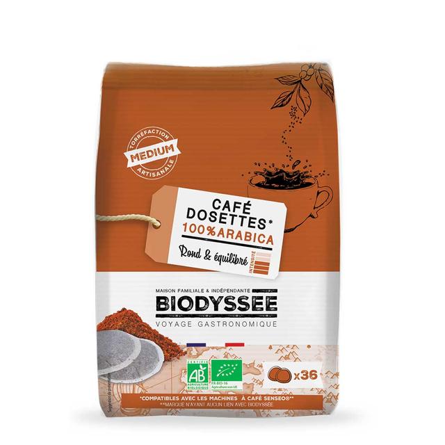 Dosettes 100% arabica Medium compatibles Senseo x36