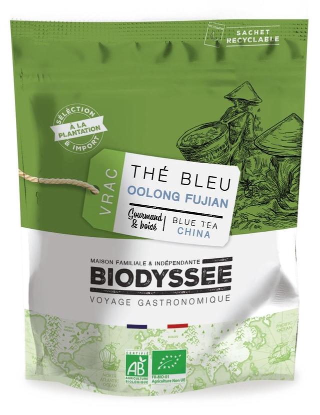 Thé Bleu Oolong Fujian Chine Bio VRAC - 500g