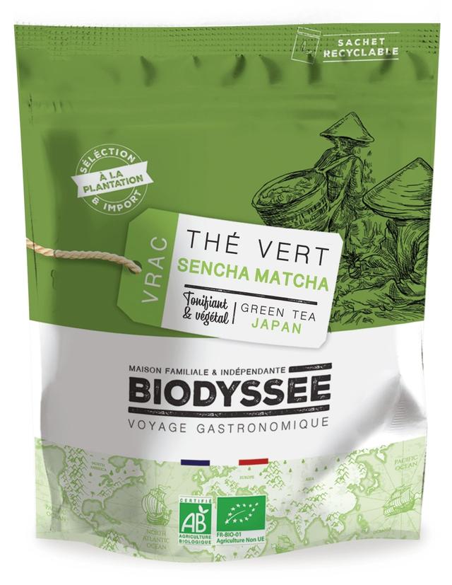 Thé Vert Sencha Matcha Japon Bio VRAC - 1kg