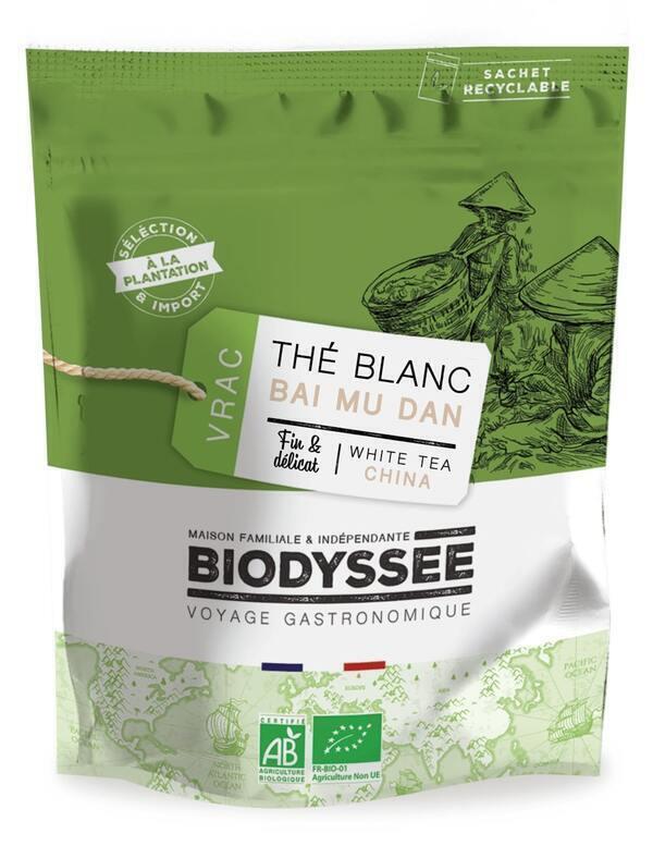 Thé Blanc Bai Mu Dan de Chine Bio VRAC - 400g