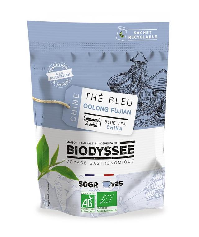 Thé Bleu Oolong Fujian Chine Bio - 50g