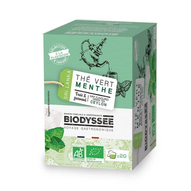 Thé Vert Menthe de Ceylan Bio - x20