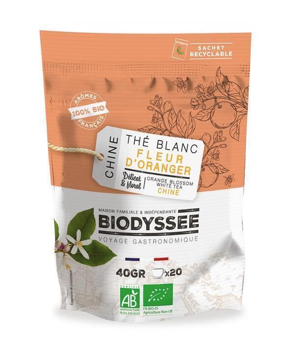 Thé Blanc Fleur d'Oranger Bio - 40g