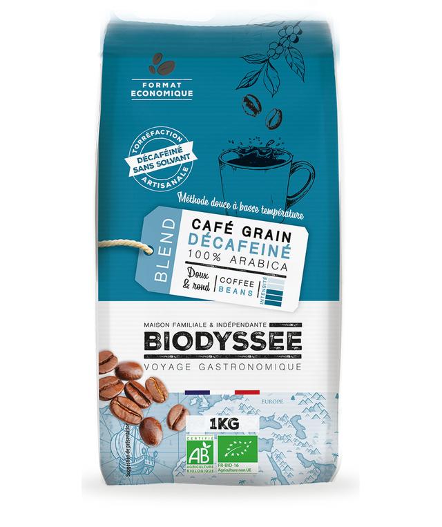 Café Grain Bio Décaféiné 100% Arabica - 1kg