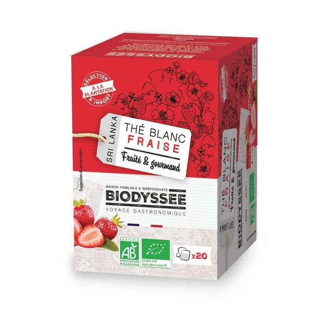 Thé Blanc Fraise Bio - x20