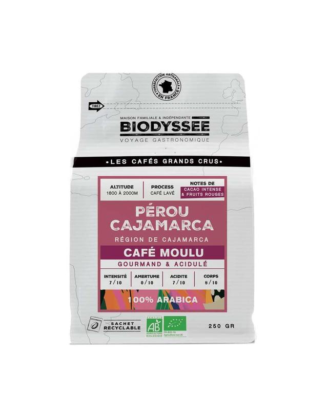 Café Moulu Bio Grand Cru Pérou Cajamarca - 250g