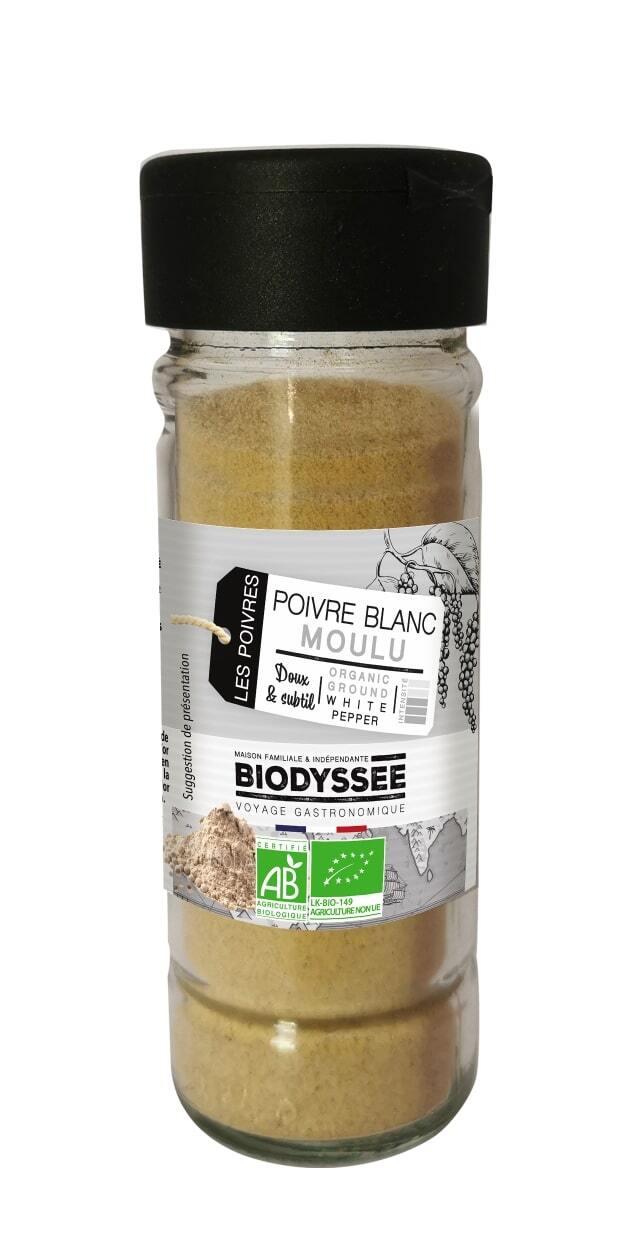 Poivre Blanc Bio Moulu - 50g