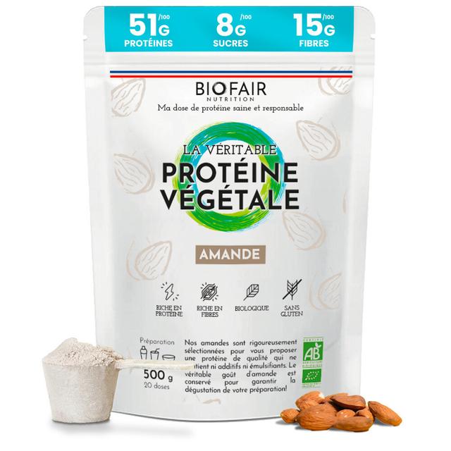 La véritable protéine végétale bio Amande - 500g