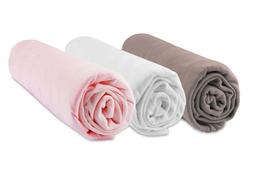 Lot de 3 Draps housse Couffin 32x72 cm en Bambou