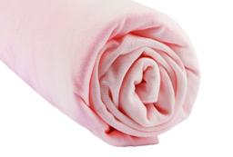 Drap housse 140x190 / 140x200 cm Bambou  lit deux places - Rose