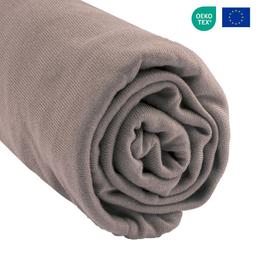 Drap housse 160x200 cm Bambou lit king size - Taupe