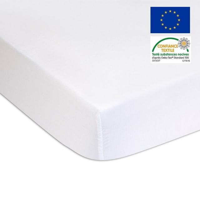 Alèse, protège matelas 90x190 cm éponge Coton PU imperméable