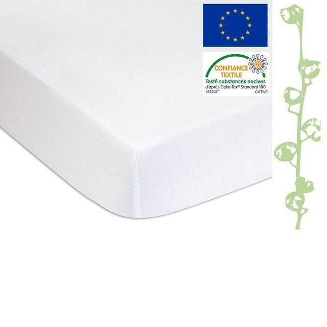 Alèse, protège matelas 90x190  Coton Bio  imperméable Une place