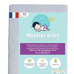 Matelas 50x100 cm berceau bébé vintage  en Bambou