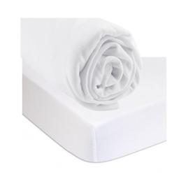 Drap housse 90x200 Blanc + Alèse Bambou Imperméable