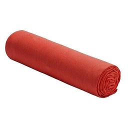 Drap housse 100% Lin Lavé, Taille 160x200 cm Couleur - Rouge