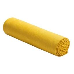 Drap housse 100% Lin Lavé, Taille 140x190 cm Couleur - Jaune