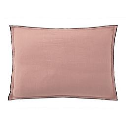 Taie d'oreiller 100% Lin Lavé, Taille 50x70 cm Couleur - Rose