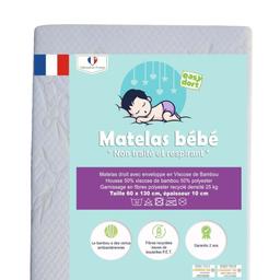 Matelas 60x130 cm berceau bébé ou lit bébé