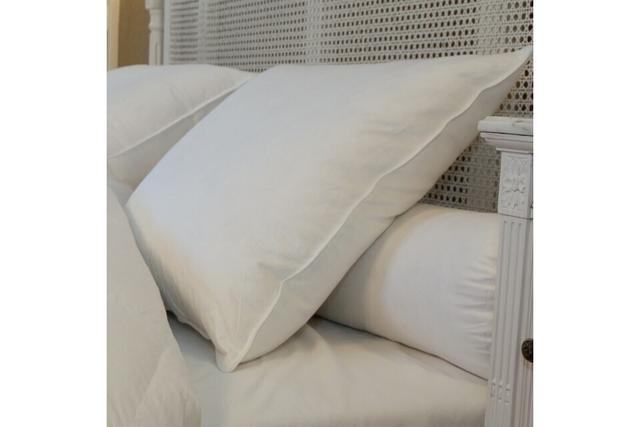 Oreiller luxe 90% duvet blanc neuf 65x65