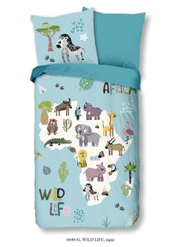 Parure de lit 140x200 / 220 cm kids Good Morning no.6646 aqua