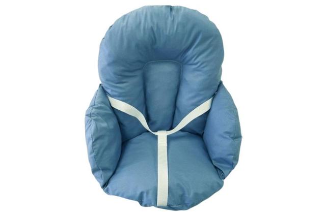 Coussin de chaise haute bébé Coton Enduit - Lagon