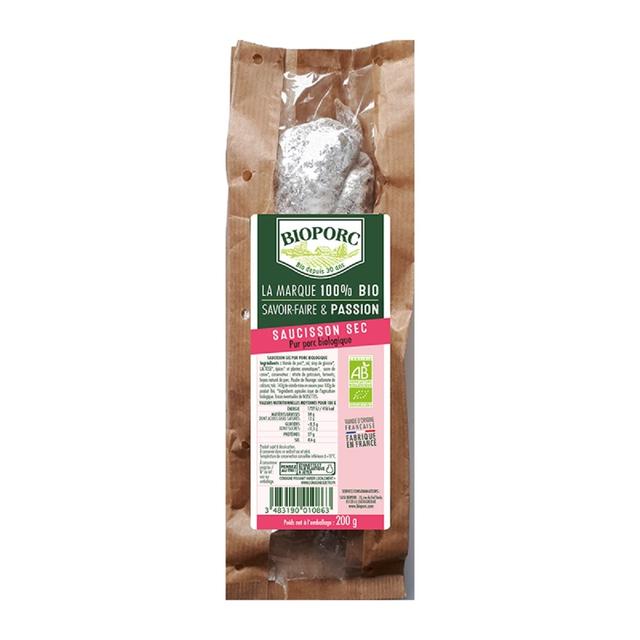 Saucisson sec pur porc 200g