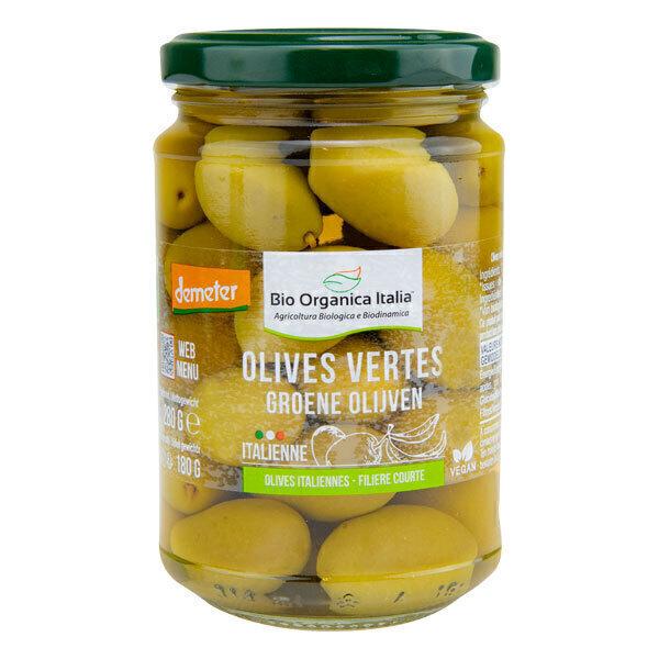 Olives vertes entières d'Italie 280g