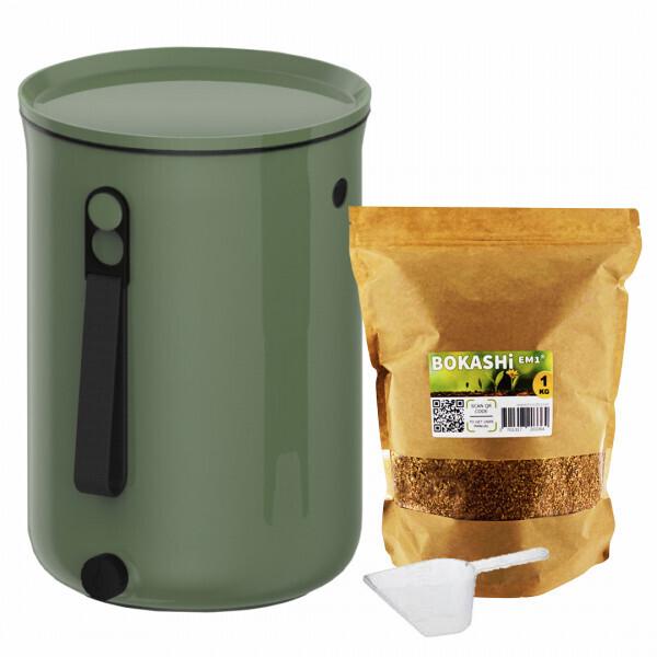 Bokashi Organko 2 Olive (9,6L) + 1 kg d'Activateur EM-1