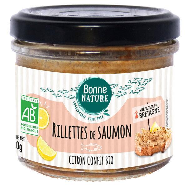 Rillettes de saumon et citron confit bio 90g