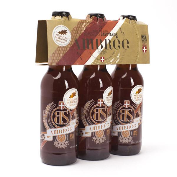 Bière BS Ambrée Bio 3x33cl