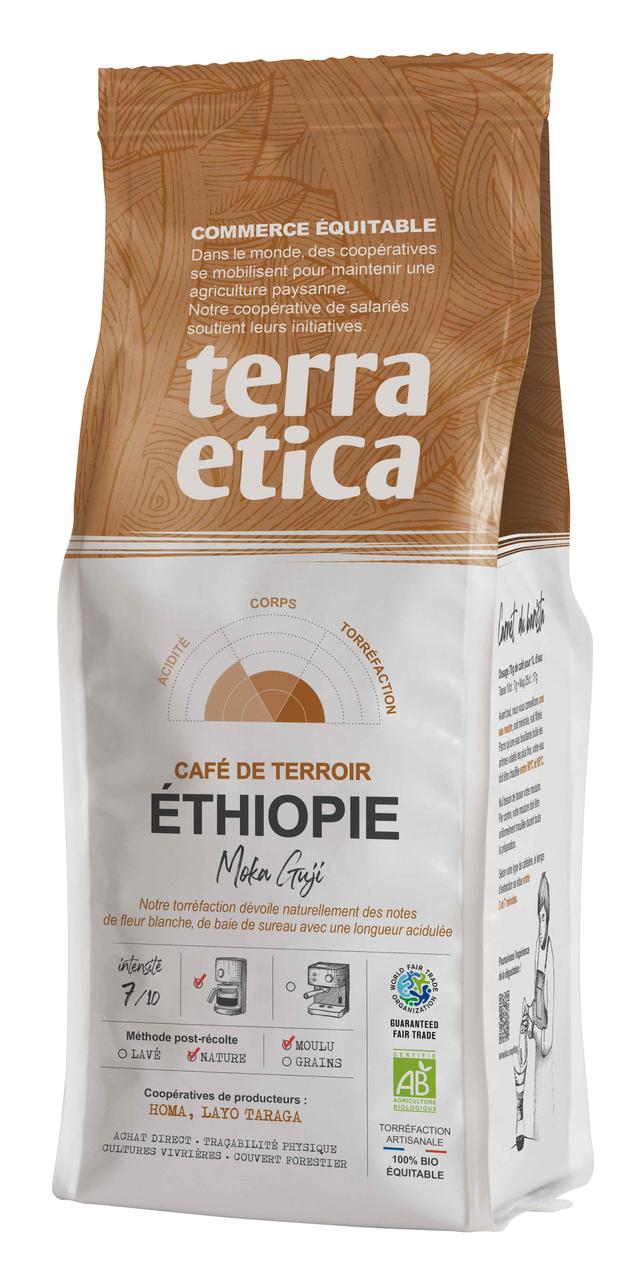 Café moulu Moka Guji Ethiopie 250g