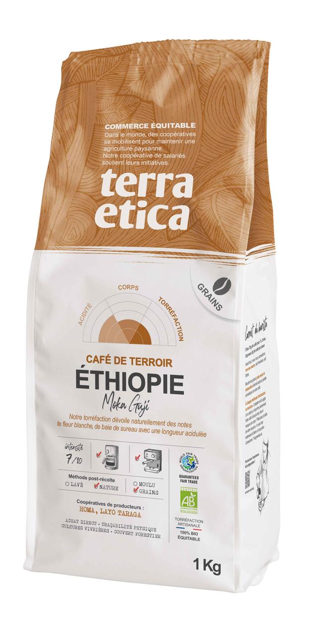 Café grain Ethiopie Moka Guji 1kg