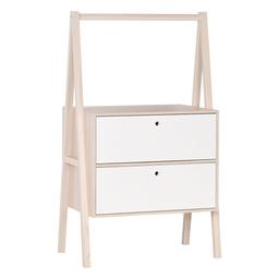 Commode 2 tiroirs blanc - Spot