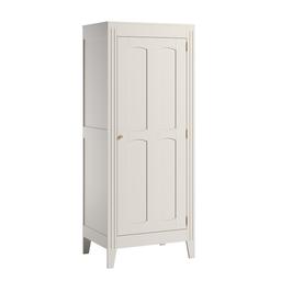 Armoire 1 Porte Étagères et Penderie L80 x H197 cm - Charlotte