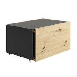 Table Basse Extensible avec Caisson L74-125 cm - Slide