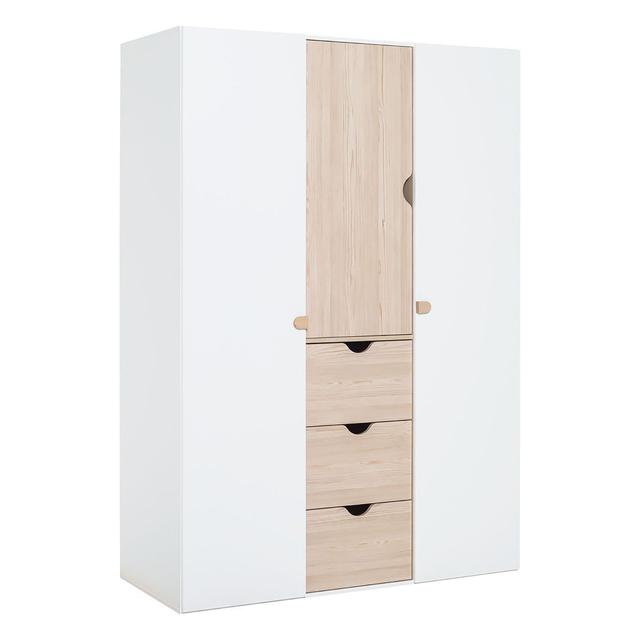 Armoire Dressing 3 Portes 3 Tiroirs - Stige