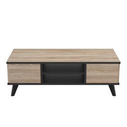 Table Basse 2 Tiroirs et 2 Niches L106,6 cm - Wayne