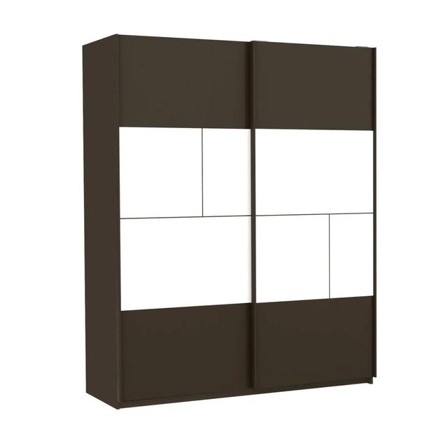 Dressing 2 portes coulissantes L180 x H215 cm - Prado