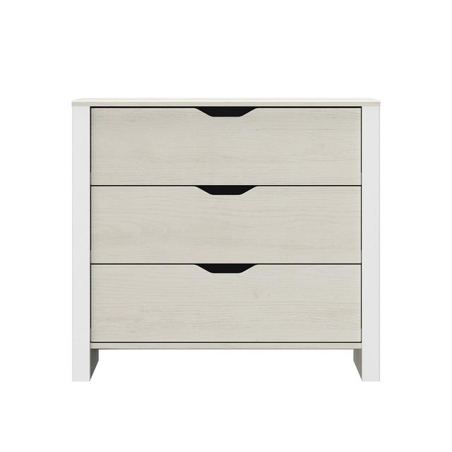 Commode 3 tiroirs Nairobi - L88 x H80 x P43 cm