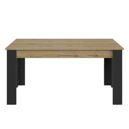 Table rectangulaire 4 pieds 1 allonge L200 cm - TRUST