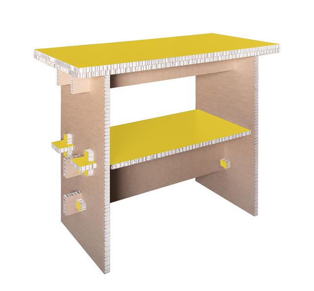 Kipfit Bureau debout jaune safran