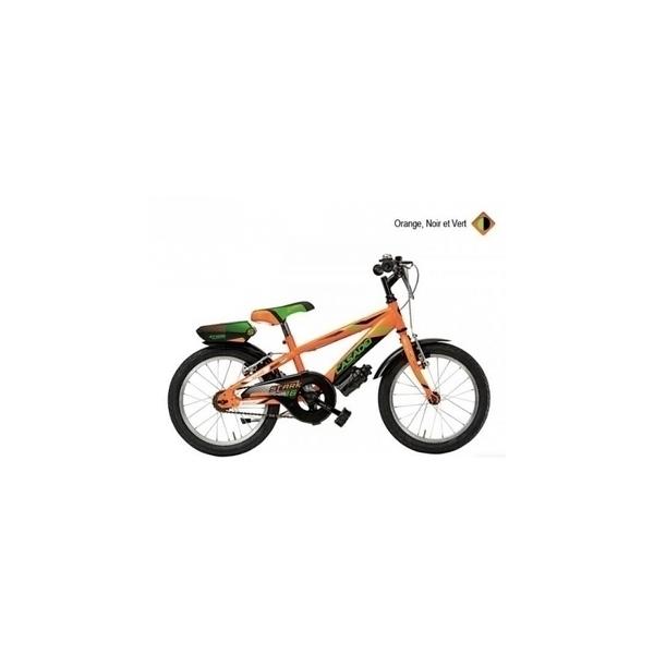 VELO MTB 16 STARK ORANGE NOIR VERT H23