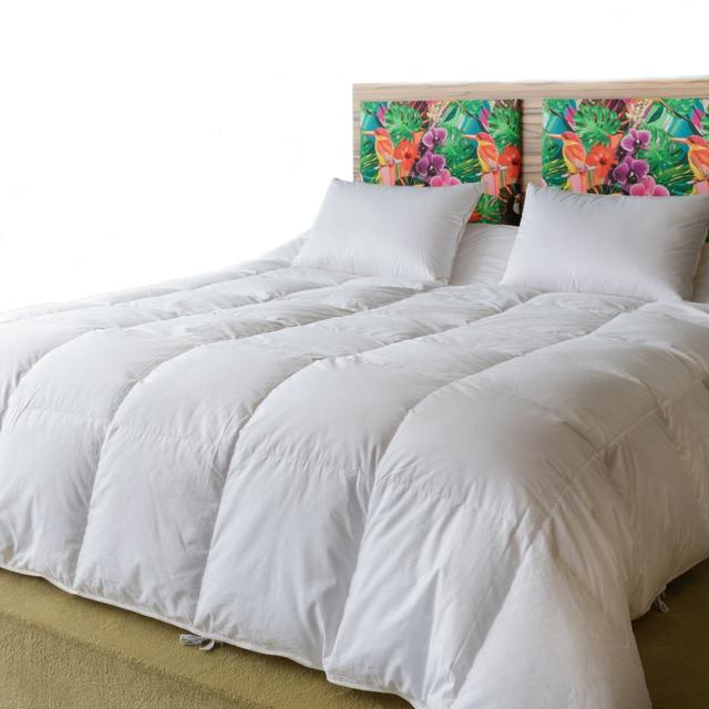 Couette 4 Saisons duvet oie et coton bio 260x240