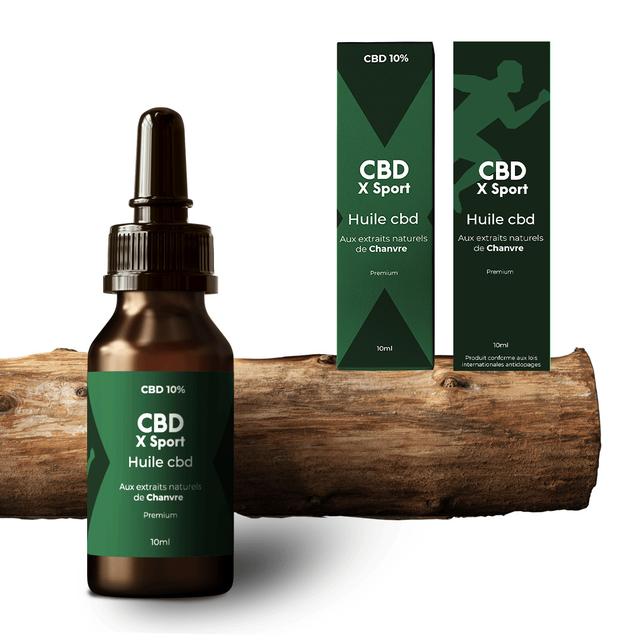 Huile CBD Broad Spectrum 10% saveur Chanvre  Pour les sportifs