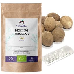 Noix de muscade Bio 50g + rape